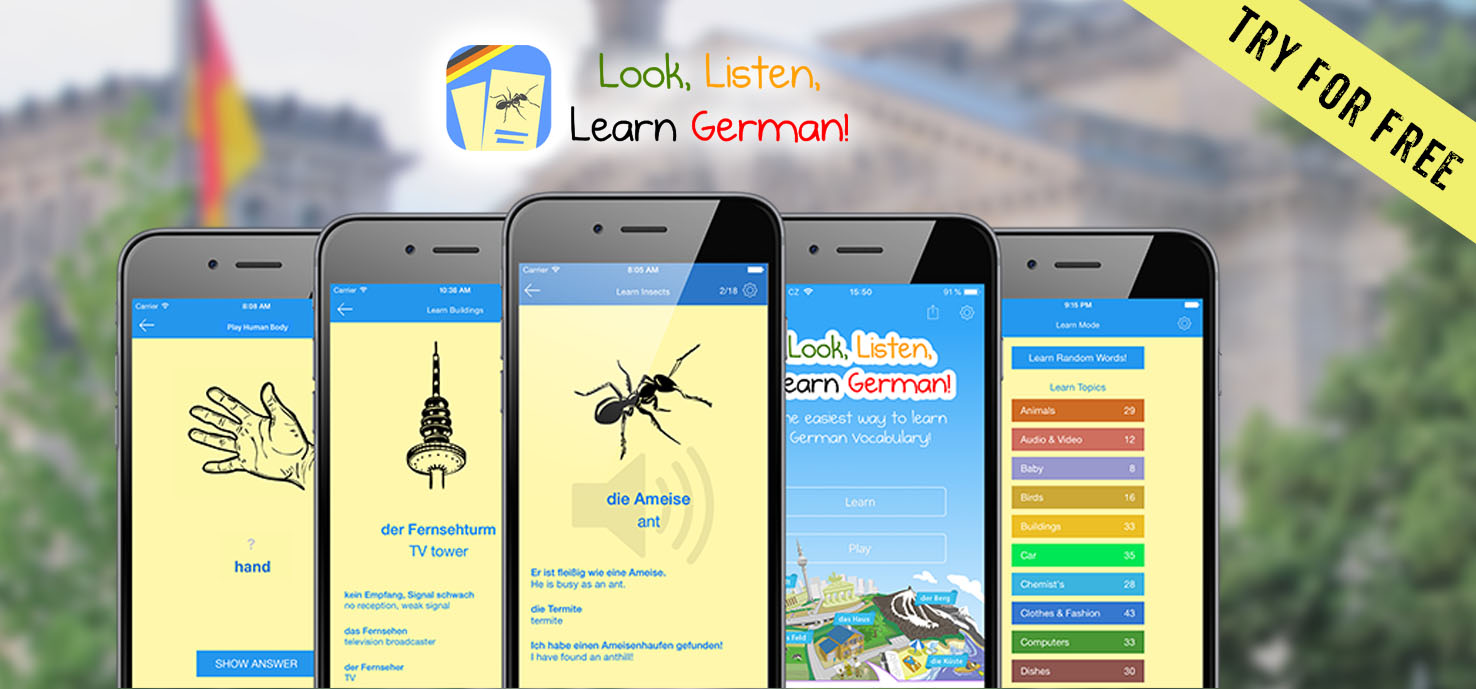 Look, listen, learn German on your iPhone